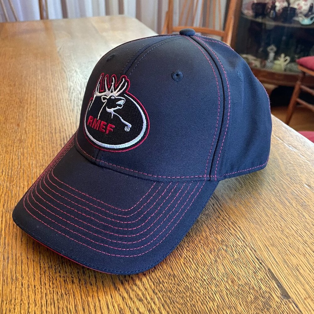 Men's Rocky Mountain Elk Foundation Black Snapback Baseball Hat Cap